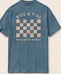 T-shirt korte mouwen - Blue Ocean Melange