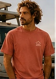 T-shirt Vintage Red